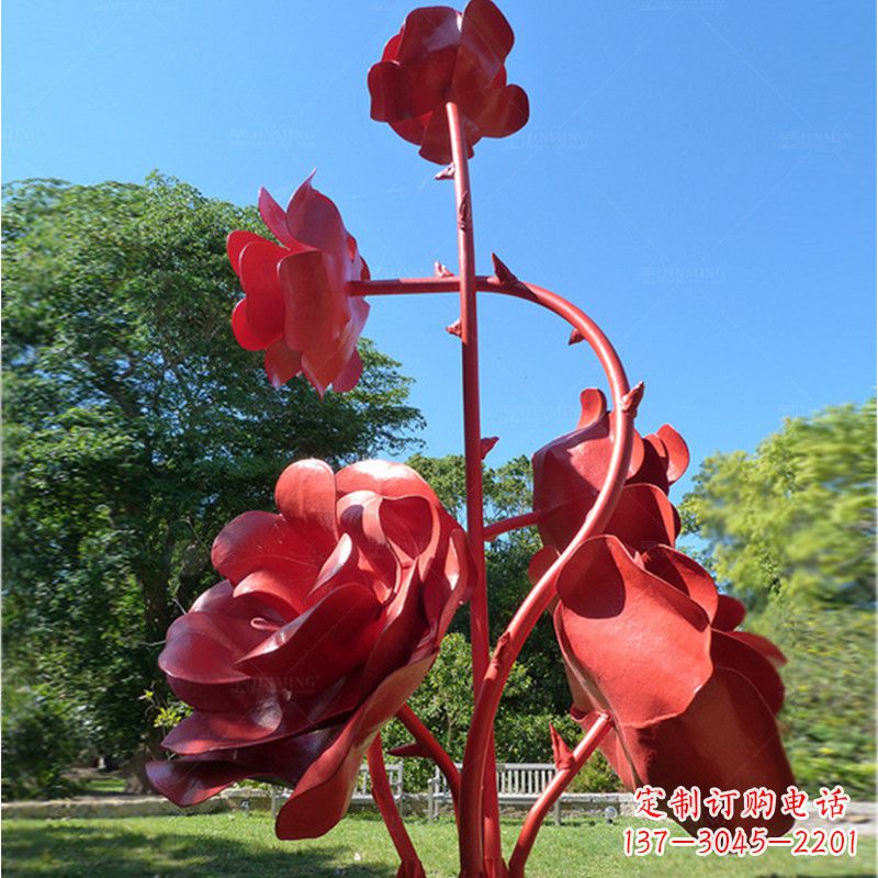 泸州玫瑰雕塑艺术的精美表达