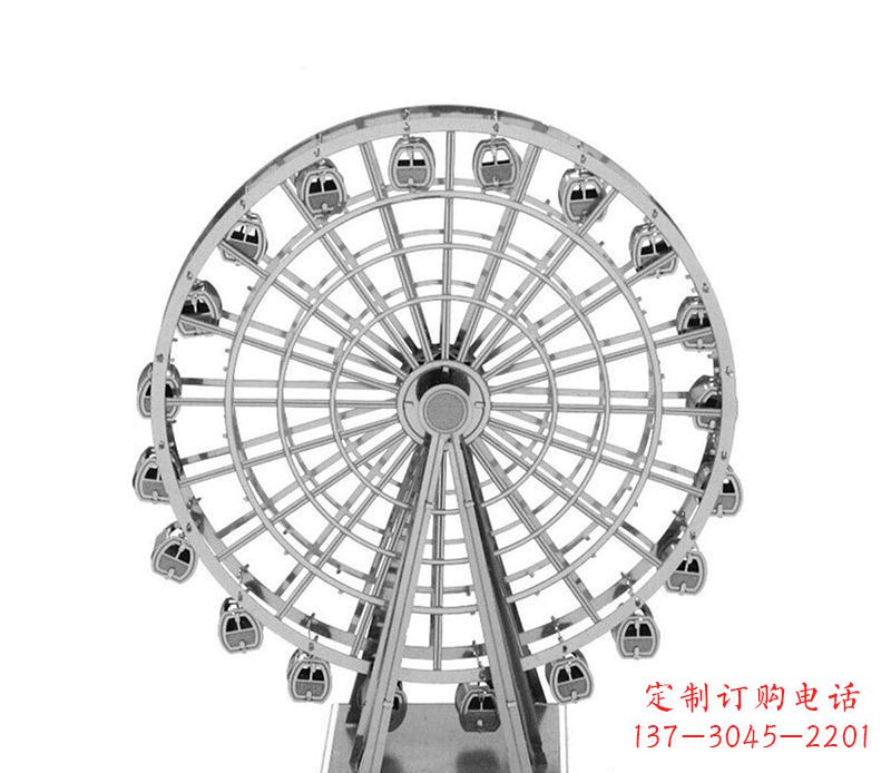 泸州不锈钢摩天轮雕塑引领城市风采