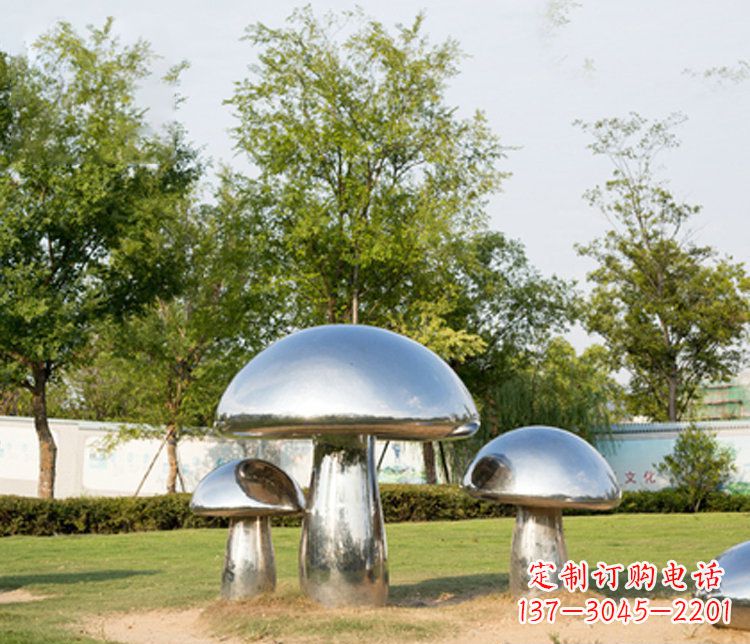 泸州不锈钢蘑菇雕塑精致而美观