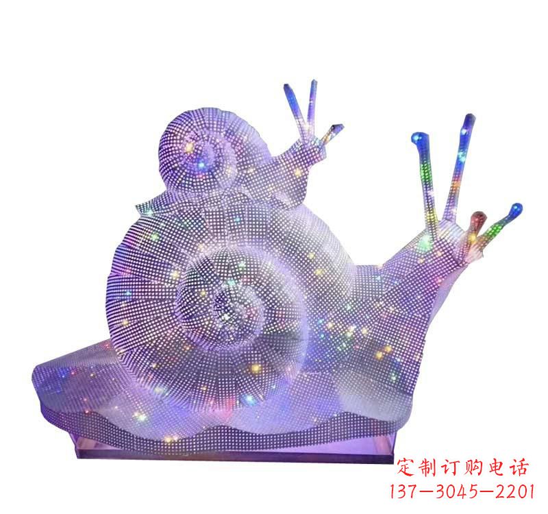 泸州不锈钢蜗牛雕塑一件精美的艺术品