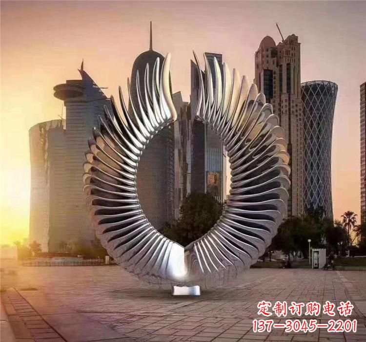 泸州不锈钢喷泉雕塑灵动的艺术美学