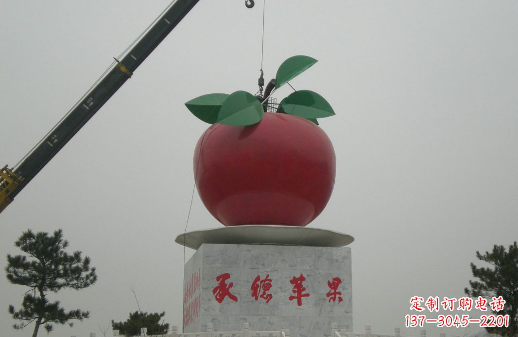 泸州不锈钢苹果雕塑精美绝伦的艺术杰作