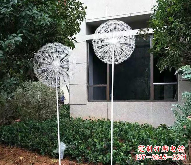 泸州不锈钢蒲公英雕塑绚丽多彩
