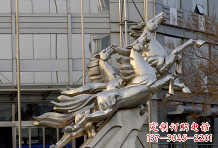 泸州不锈钢马雕塑——精致的艺术瑰宝