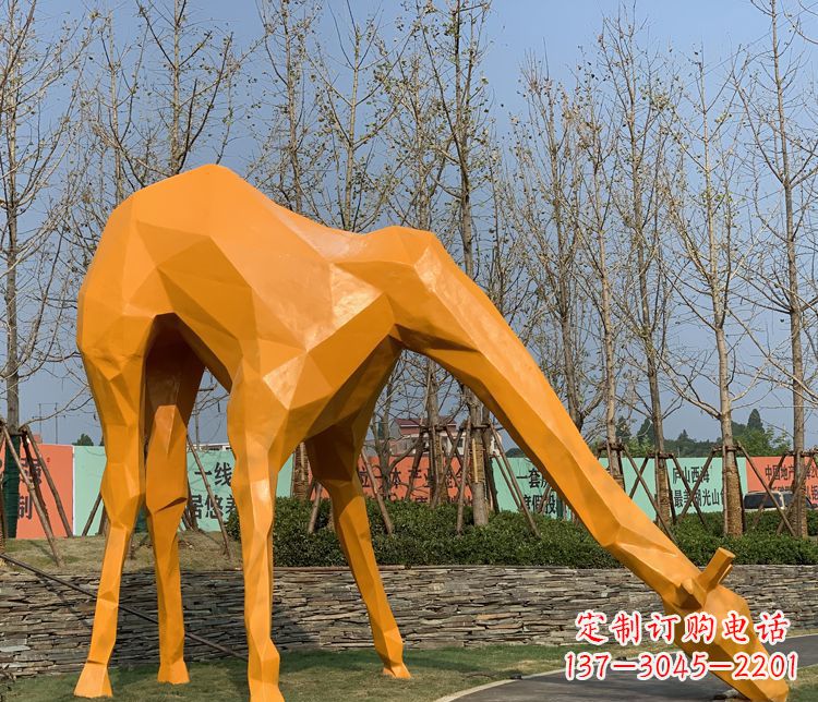 泸州不锈钢雕刻的精美动物雕塑