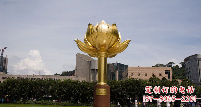 泸州不锈钢莲花雕塑——精美的艺术品