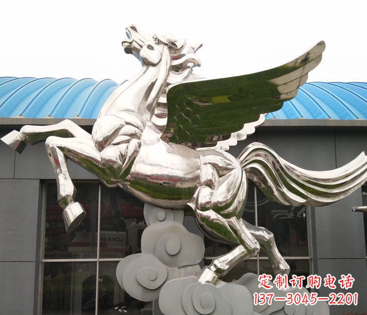 泸州不锈钢踏云飞马——给城市带来动感与灵气