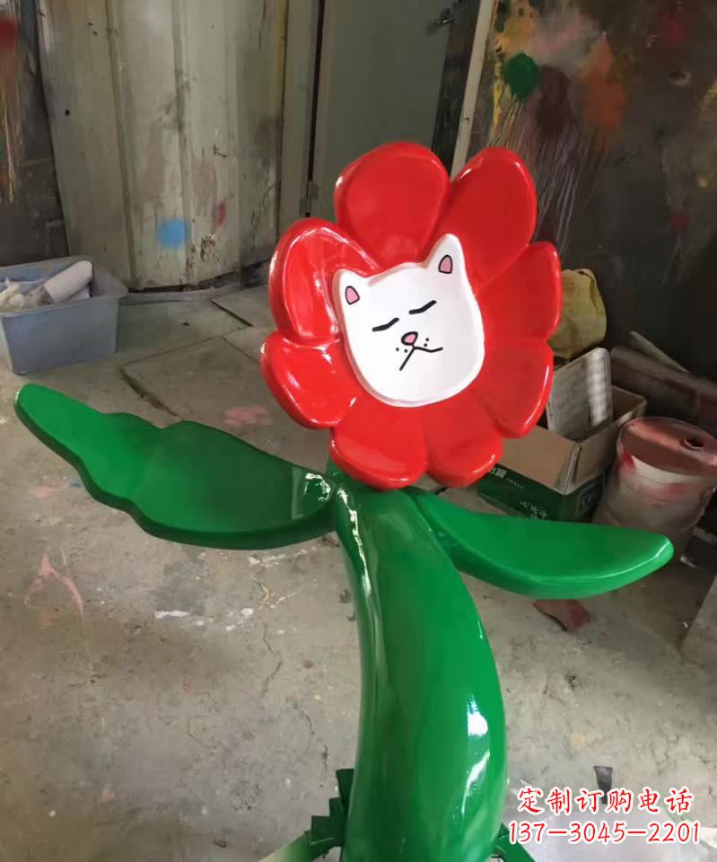 泸州不锈钢太阳花雕塑美丽的景观装饰
