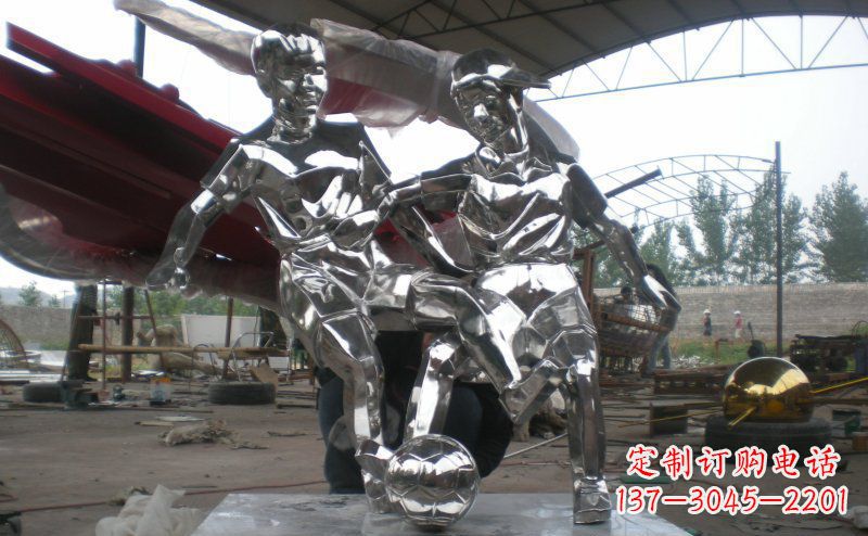 泸州不锈钢足球雕塑