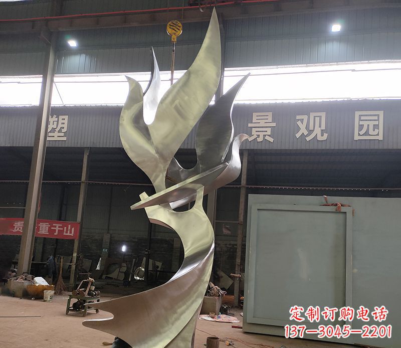 泸州不锈钢天鹅雕塑传承自然之美
