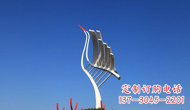 泸州不锈钢天鹅丹顶鹤仙鹤雕塑