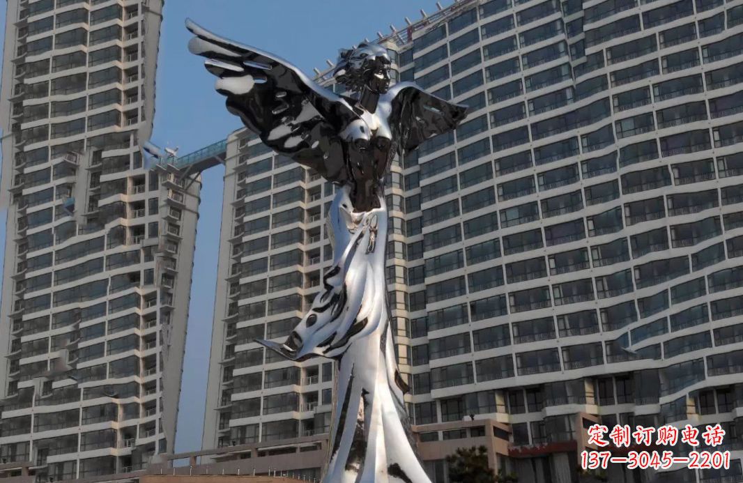 泸州不锈钢天使灿烂的城市景观