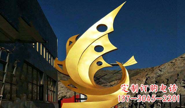 泸州不锈钢铁艺凤凰雕塑精美绝伦