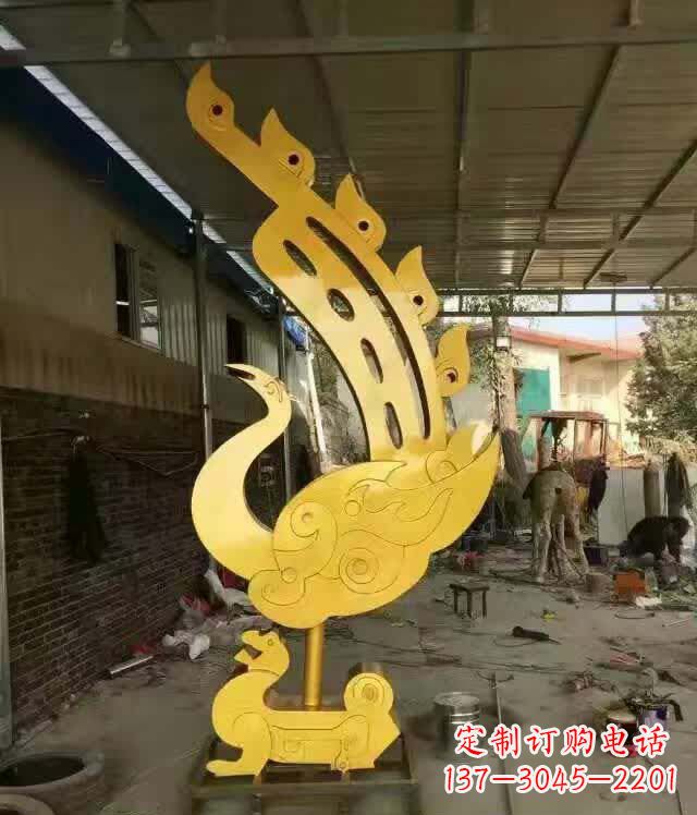 泸州不锈钢铁艺凤凰雕塑
