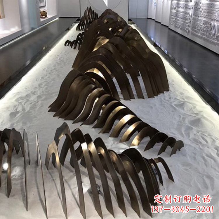 泸州不锈钢铁艺假山雕塑让自然风景回归