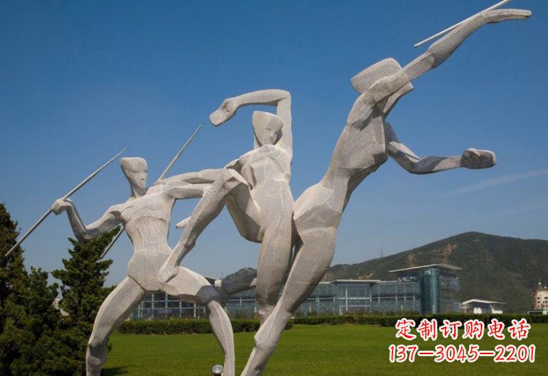 泸州不锈钢标枪雕塑象征勇气和力量