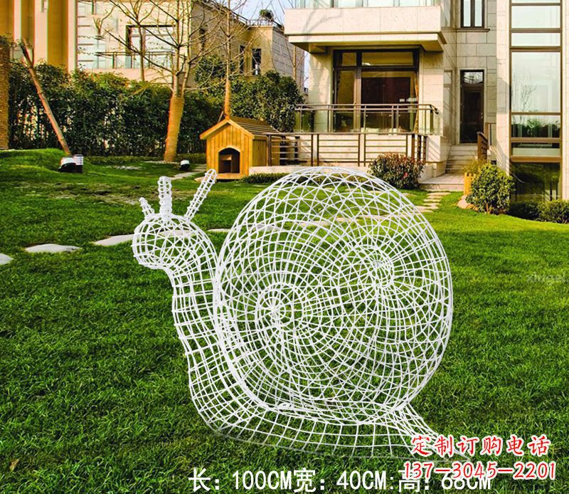 泸州不锈钢蜗牛雕塑进化的象征