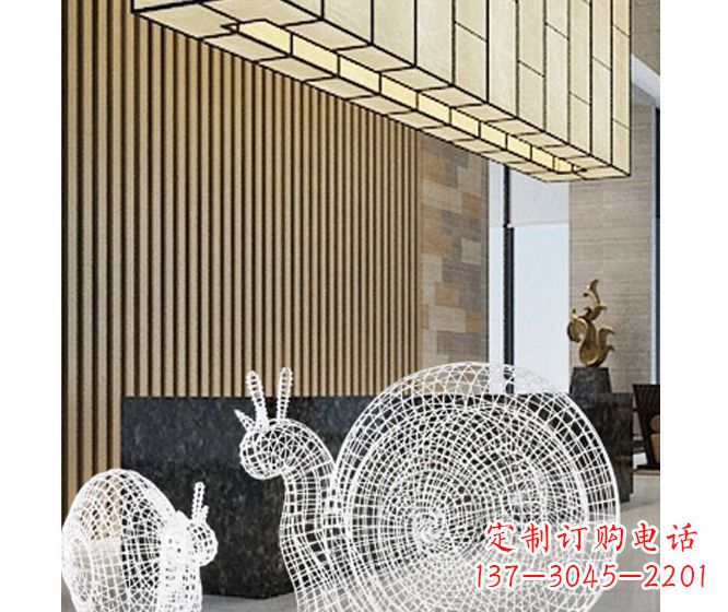 泸州不锈钢蜗牛雕塑精致多姿