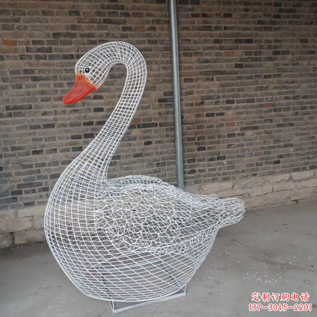 泸州精致的不锈钢天鹅雕塑