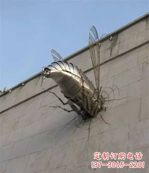 泸州美丽的不锈钢无头动物雕塑