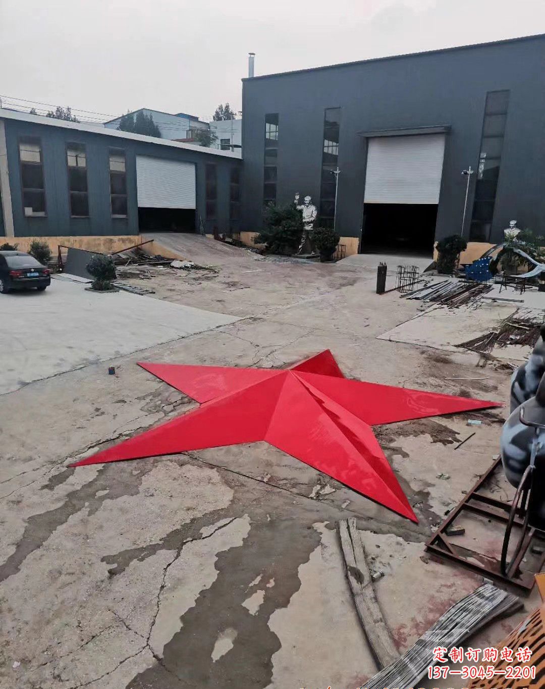 泸州五角星的魅力不锈钢景观雕塑