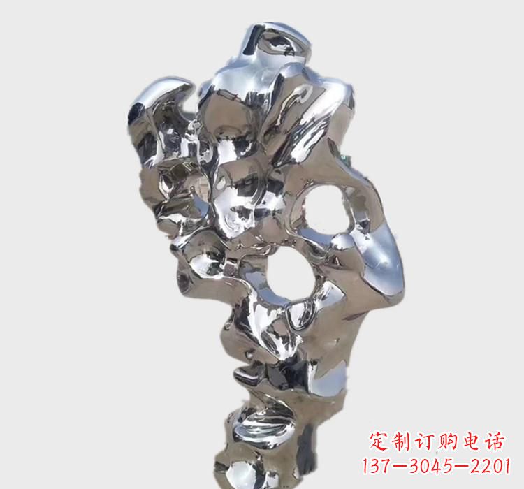 泸州不锈钢太湖石雕塑艺术的精致表现