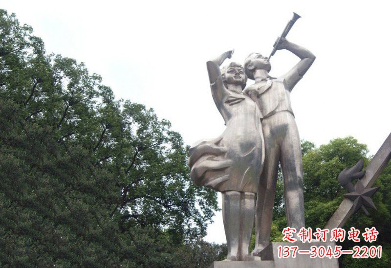泸州不锈钢小学生雕塑缔造美丽校园新风貌