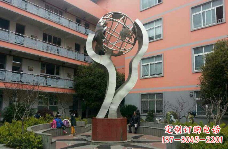 泸州不锈钢地球雕塑传承世界文化