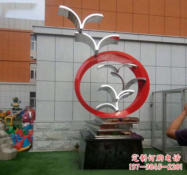 泸州不锈钢书籍雕塑校园的精美装饰