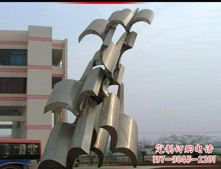 泸州不锈钢书籍雕塑——记录着校园文化的精彩历史