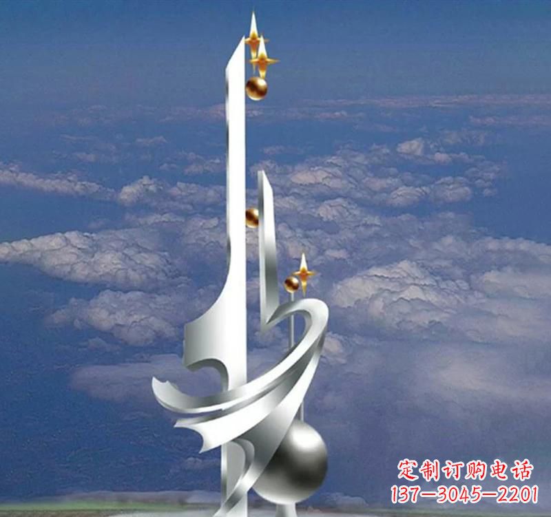 泸州不锈钢校园书本雕塑传承知识文化