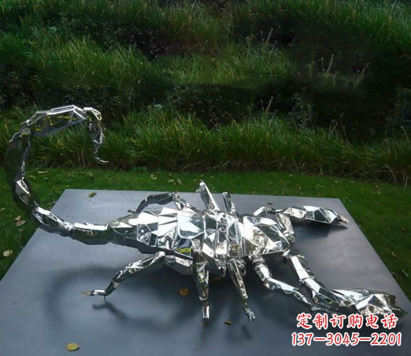 泸州不锈钢蝎子雕塑精致且充满魅力