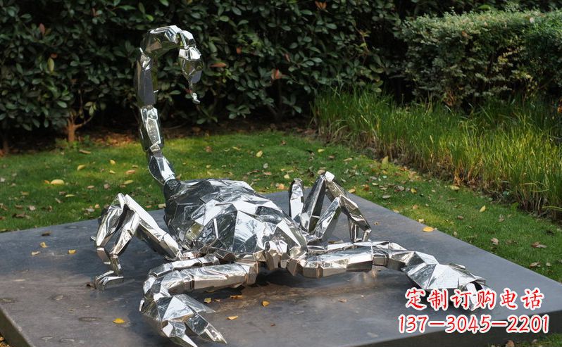 泸州不锈钢蝎子雕塑