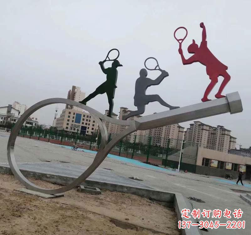 泸州不锈钢羽毛球雕塑精美的艺术装点