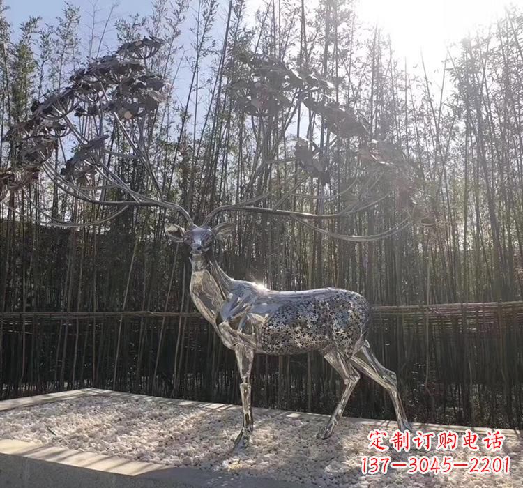 泸州不锈钢动物雕塑精美的艺术作品