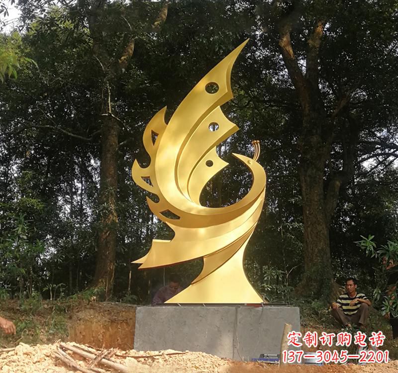 泸州不锈钢凤凰雕塑——彰显传统文化之美