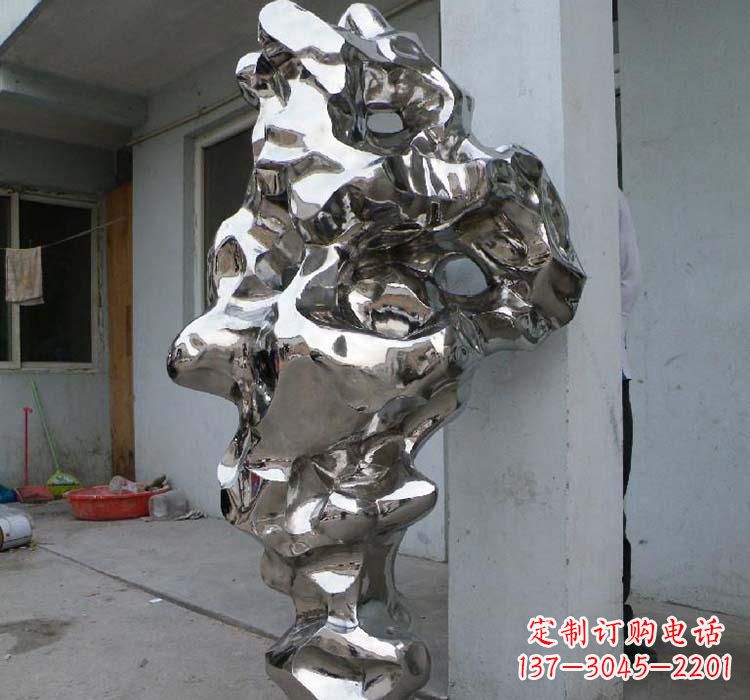 泸州太湖石雕塑精美绝伦的不锈钢园林景观