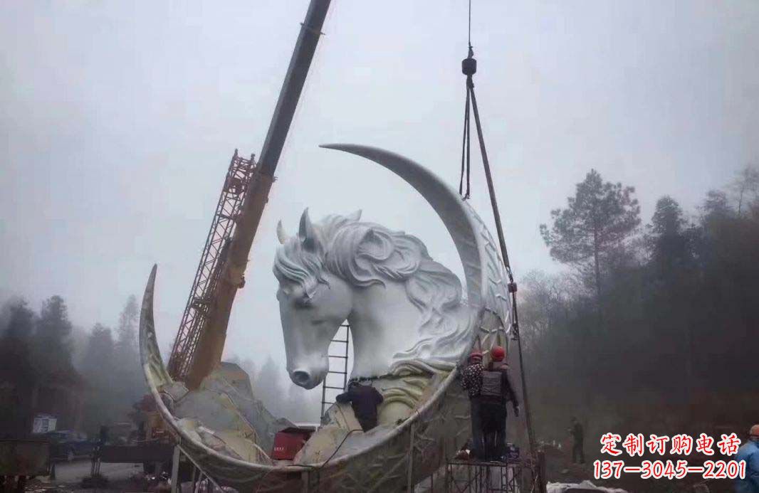 泸州不锈钢月亮雕塑