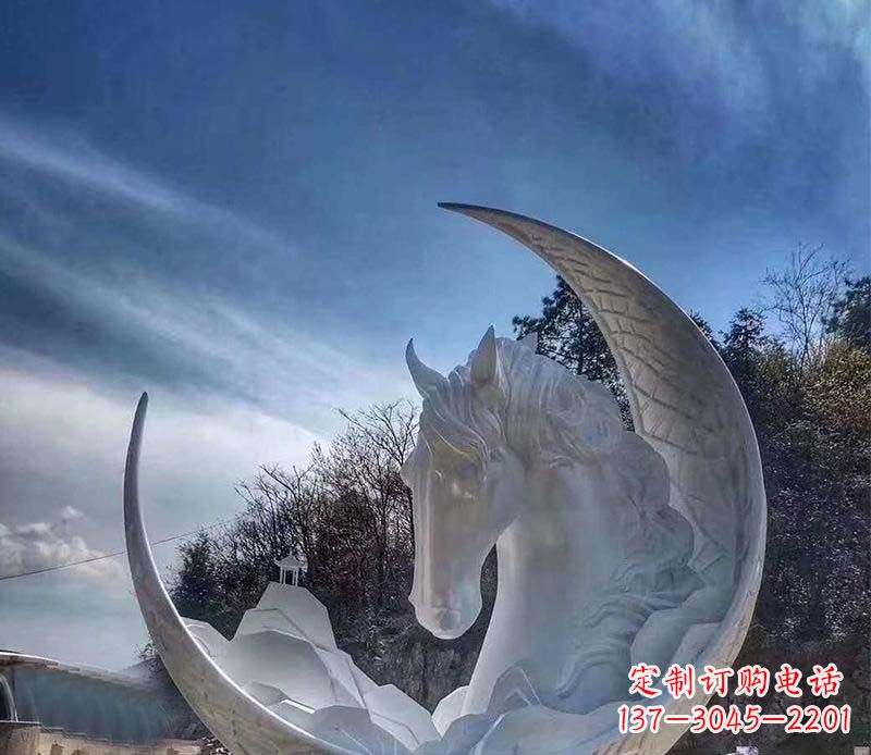 泸州不锈钢月亮雕塑一种独特的艺术品