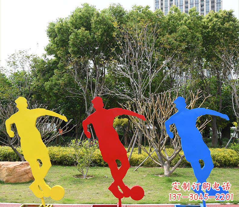 泸州不锈钢足球雕塑激发运动激情
