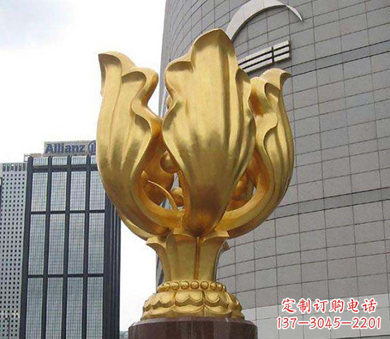 泸州紫荆花雕塑——精美艺术品