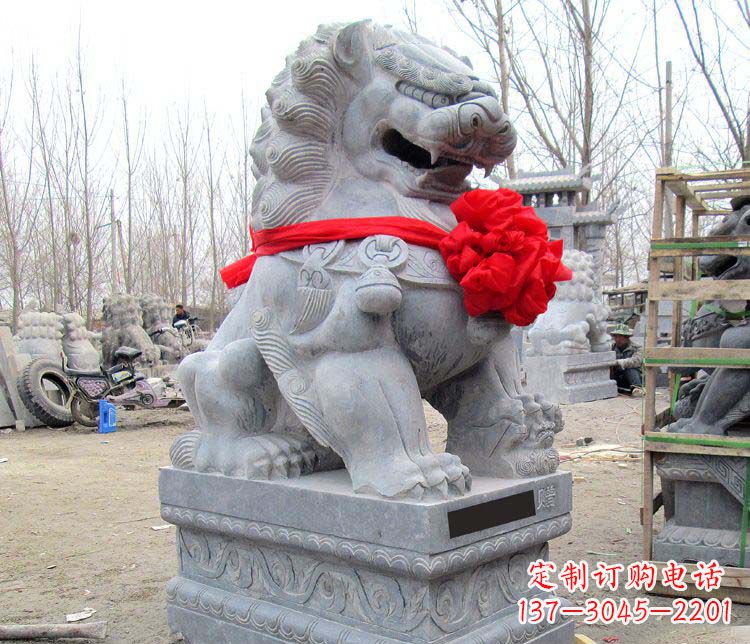 泸州雄壮狮子石雕——欢迎来到宁波