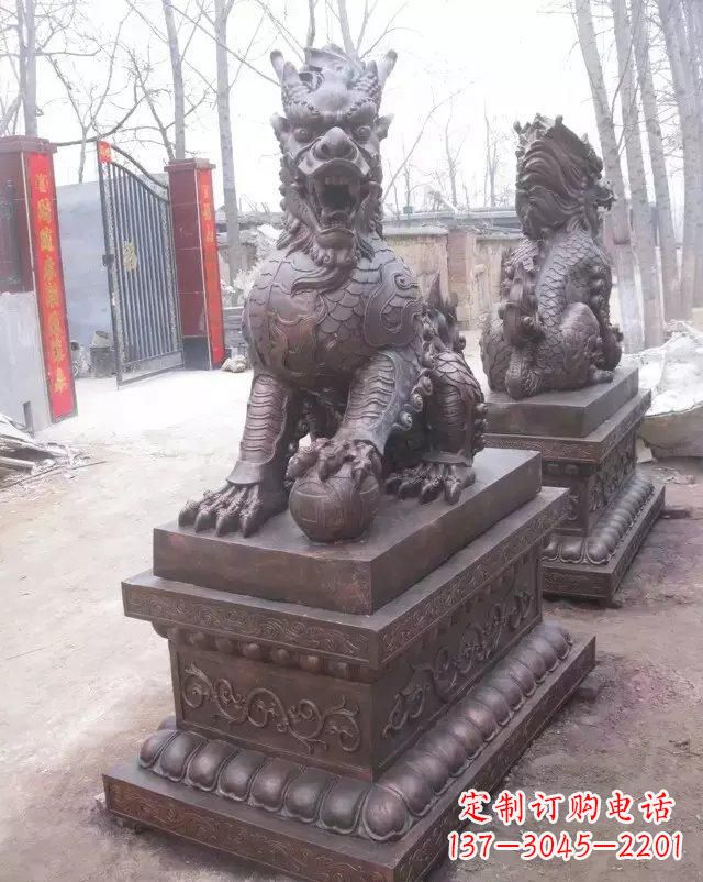 泸州麒麟雕塑古老而又神秘
