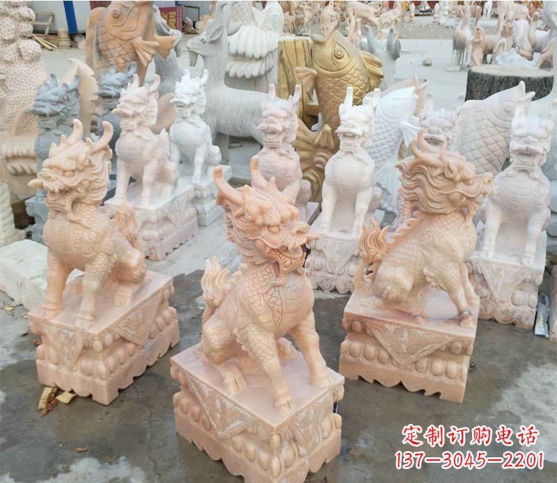 泸州麒麟雕塑传承文化之美