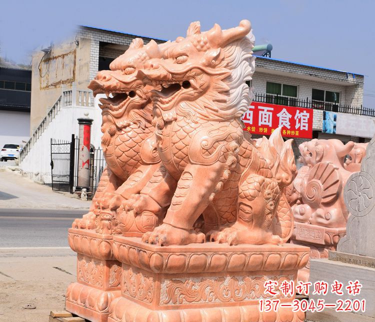 泸州传说中的麒麟雕塑