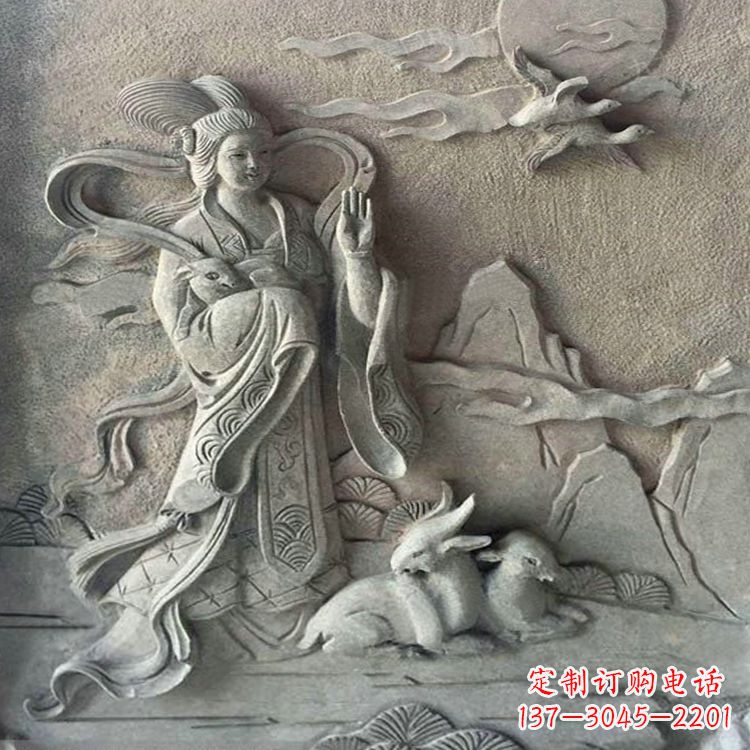 泸州月神太阴星君嫦娥雕塑