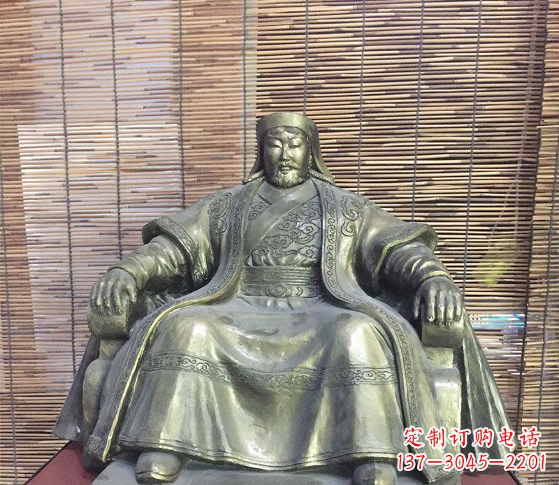 泸州成吉思汗神话中的雕像
