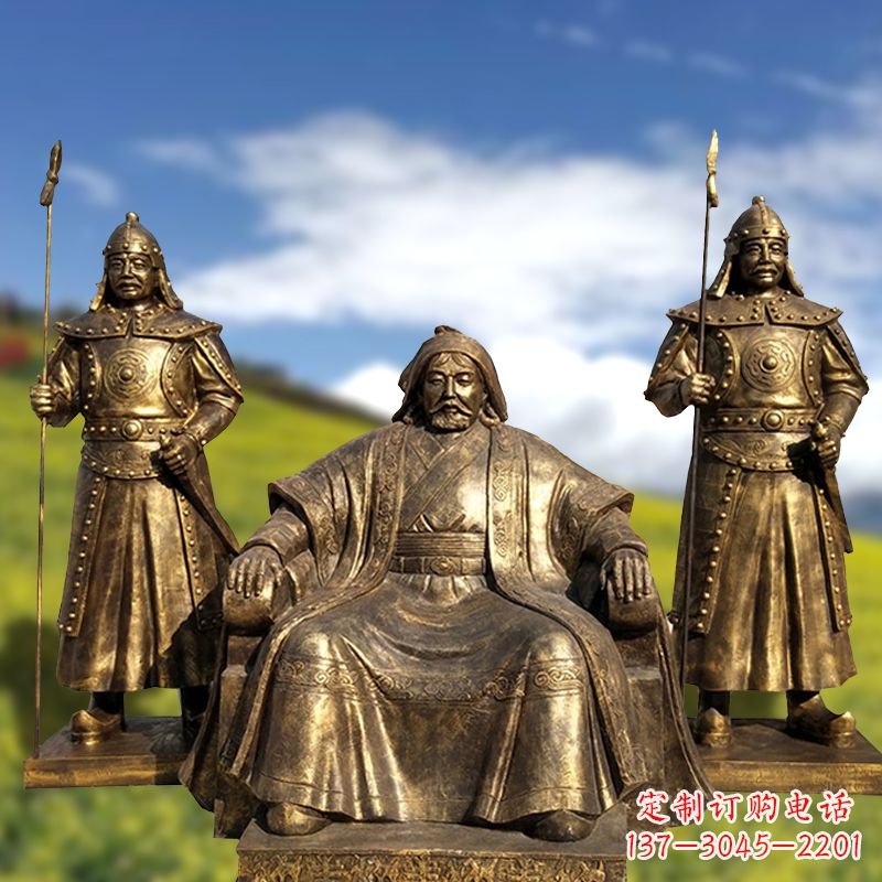 泸州成吉思汗一座永恒的纪念雕塑