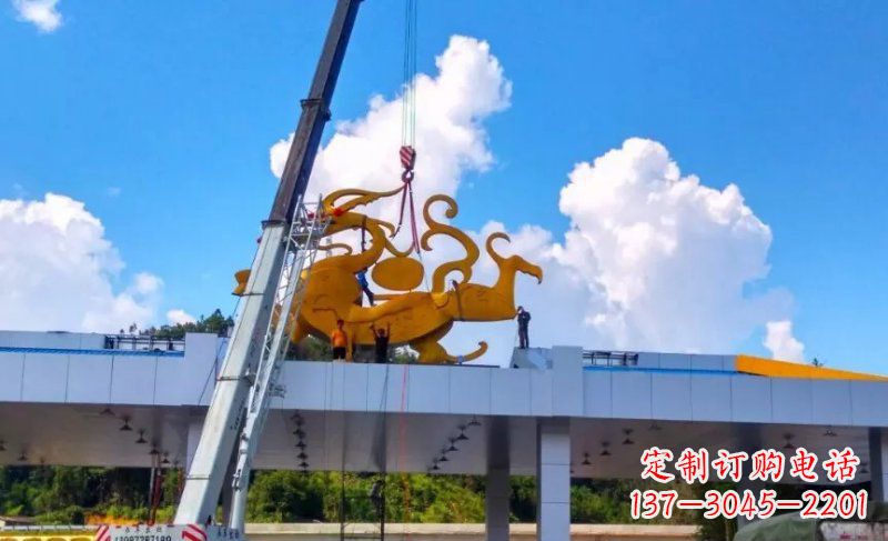 泸州精美不锈钢龙雕塑,点缀城市之美