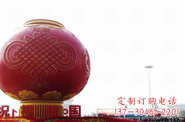 泸州不锈钢灯笼雕塑——美丽城市的艺术装饰